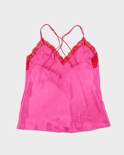 Vintage Y2k 00s Linea Donatella Satin Cami - S