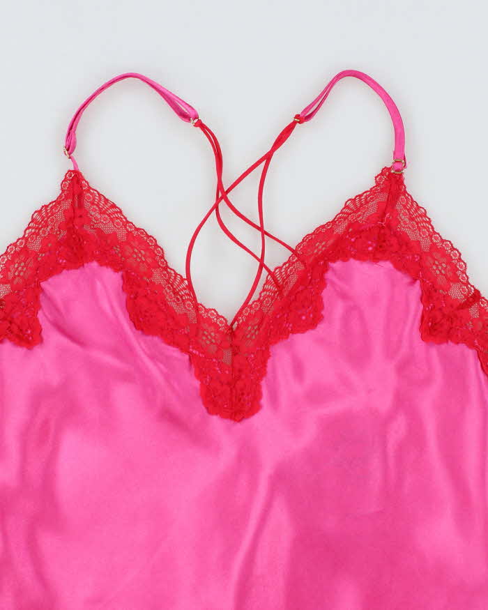 Vintage Y2k 00s Linea Donatella Satin Cami - S