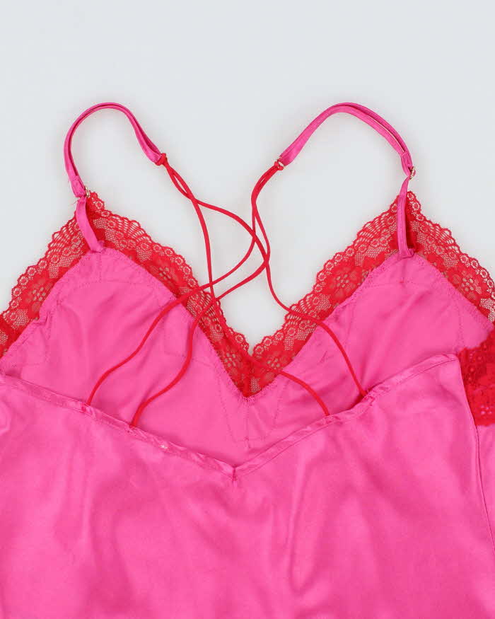 Vintage Y2k 00s Linea Donatella Satin Cami - S
