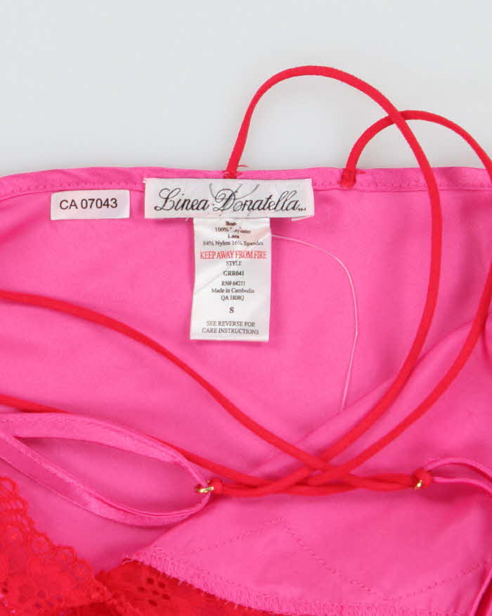 Vintage Y2k 00s Linea Donatella Satin Cami - S