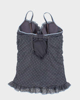 Vintage Y2k 00s La Vie En Rose Polka Dot Top - M