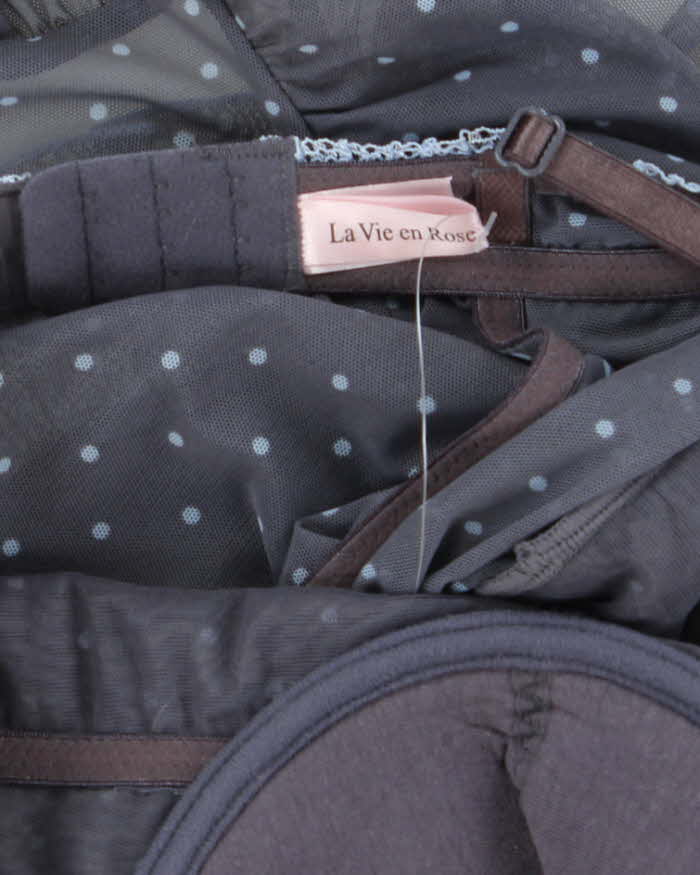 Vintage Y2k 00s La Vie En Rose Polka Dot Top - M