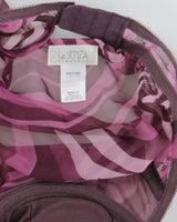Vintage Y2k 00s La Senza Zebra Print Mesh Top - S