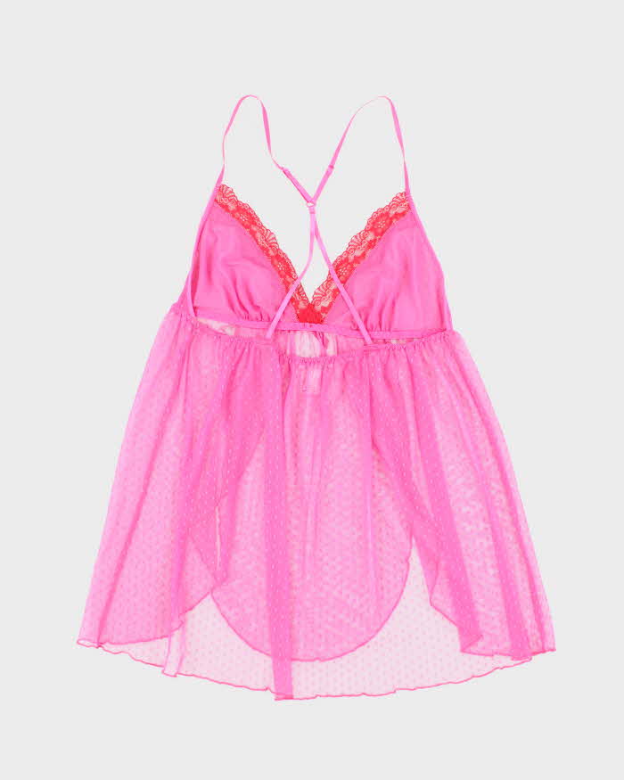 Vintage Y2k 00s Linea Donatella Mesh Cami - S