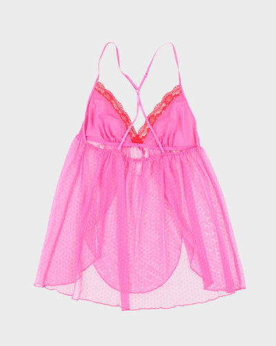 Vintage Y2k 00s Linea Donatella Mesh Cami - S