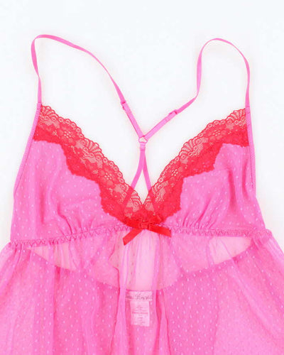 Vintage Y2k 00s Linea Donatella Mesh Cami - S
