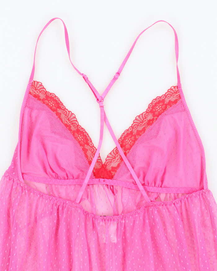 Vintage Y2k 00s Linea Donatella Mesh Cami - S