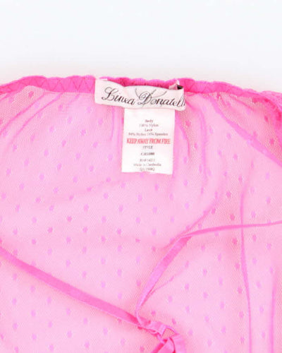 Vintage Y2k 00s Linea Donatella Mesh Cami - S