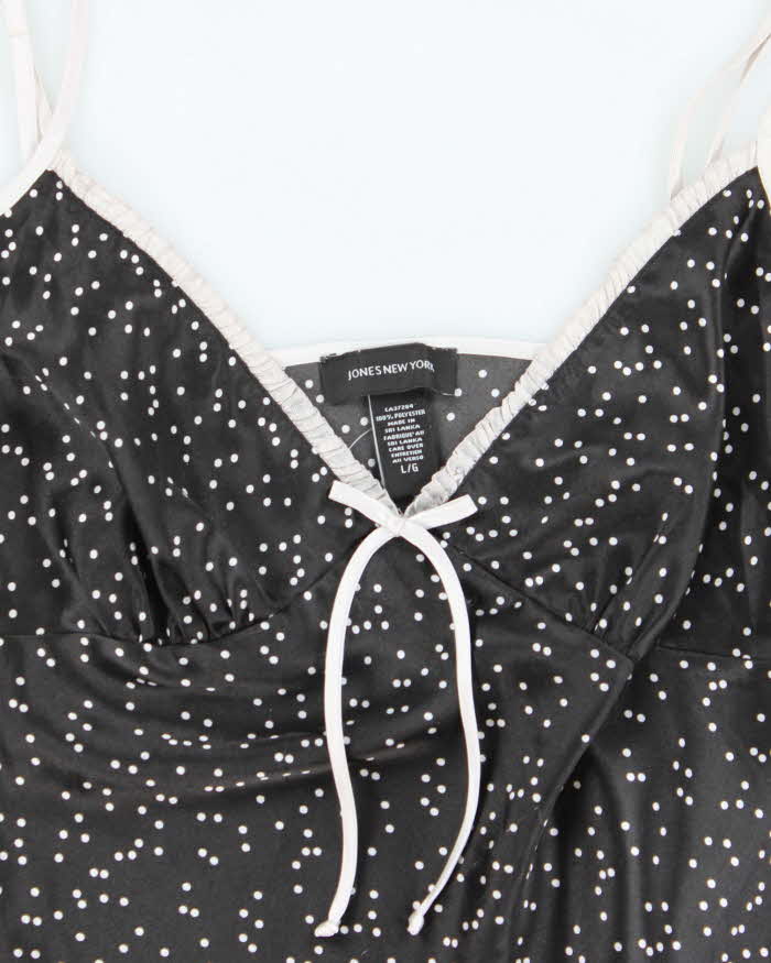 Vintage Y2k 00s Jones New York Polka Dot Cami - L