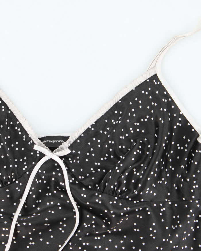 Vintage Y2k 00s Jones New York Polka Dot Cami - L