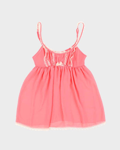 Vintage Y2k 00s Victoria's Secret Mesh Cami - S
