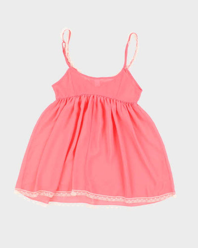 Vintage Y2k 00s Victoria's Secret Mesh Cami - S