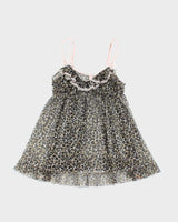 Vintage Y2k 00s Victoria's Secret Leopard Print Mesh Cami - S