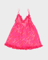 Vintage Y2k 00s La Senza Ruffle Mesh Cami - XS