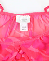 Vintage Y2k 00s La Senza Ruffle Mesh Cami - XS