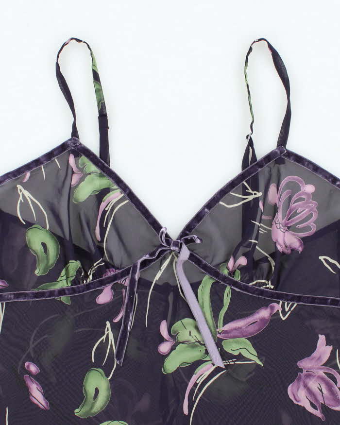 Vintage Y2k 00s La Senza Mesh Cami - M