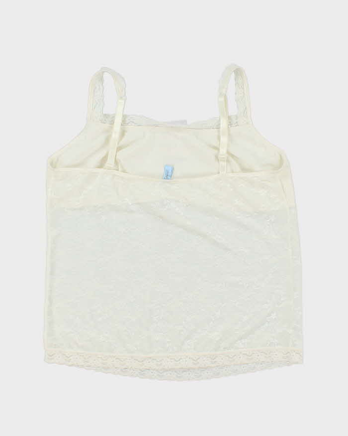 Vintage Y2k 00s Jessica Lace Cami - L