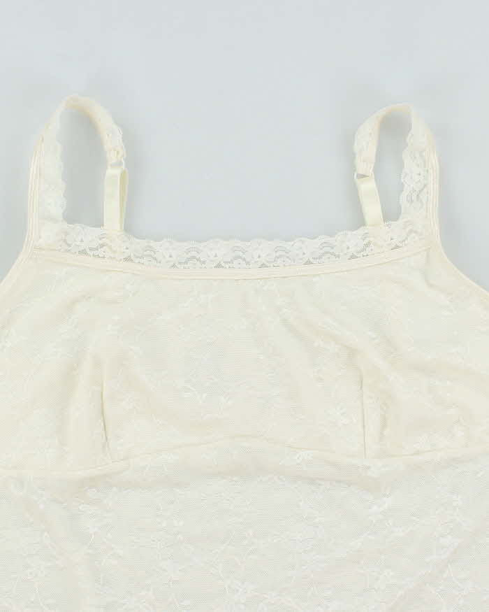 Vintage Y2k 00s Jessica Lace Cami - L