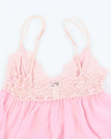 Vintage Y2k 00s La Senza Pleated Mesh Top - S