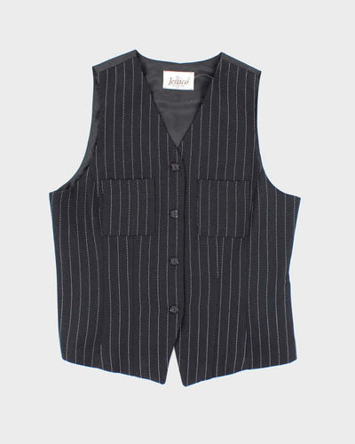 Vintage 90s Jessica Pinstripe Waistcoat - L