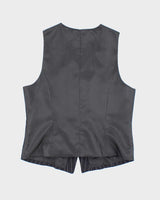 Vintage 90s Jessica Pinstripe Waistcoat - L