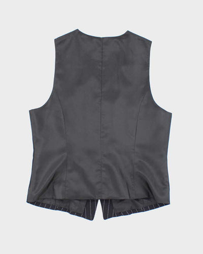 Vintage 90s Jessica Pinstripe Waistcoat - L