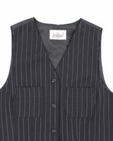 Vintage 90s Jessica Pinstripe Waistcoat - L