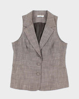 Vintage Y2k 00s Ricki's Checked Waistcoat - L