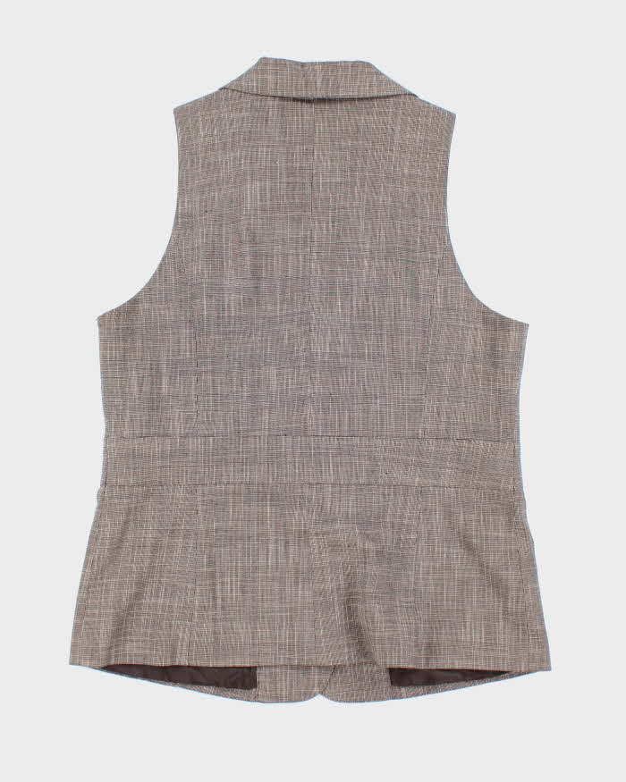 Vintage Y2k 00s Ricki's Checked Waistcoat - L