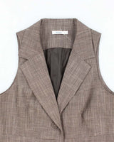 Vintage Y2k 00s Ricki's Checked Waistcoat - L