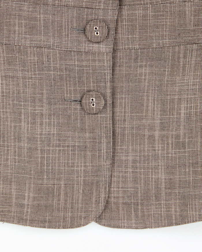 Vintage Y2k 00s Ricki's Checked Waistcoat - L