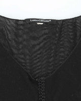 Vintage 90s Luisa Cerano Double Mesh Top - L