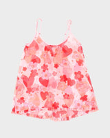 Vintage Y2k 00s La Senza Mesh Floral Cami - M