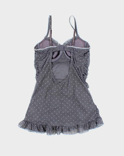 Vintage Y2k 00s La Vie En Rose Polka Dot Mesh Cami - XS