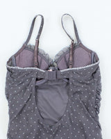 Vintage Y2k 00s La Vie En Rose Polka Dot Mesh Cami - XS