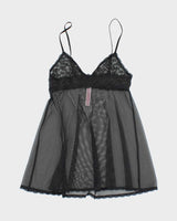 Vintage Y2k 00s Victoria's Secret Mesh Cami - S