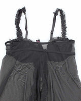 Vintage Y2k 00a La Senza Mesh Tie-Front Cami - XS