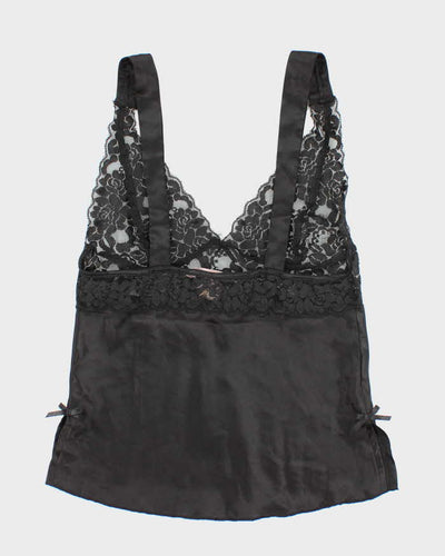 Vintage 90s La Vie En Rose Lace Satin Cami - S