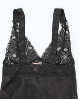 Vintage 90s La Vie En Rose Lace Satin Cami - S