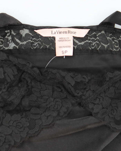 Vintage 90s La Vie En Rose Lace Satin Cami - S