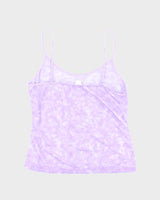 Vintage Y2k 00s Platinum Lingerie Mesh Cami - S