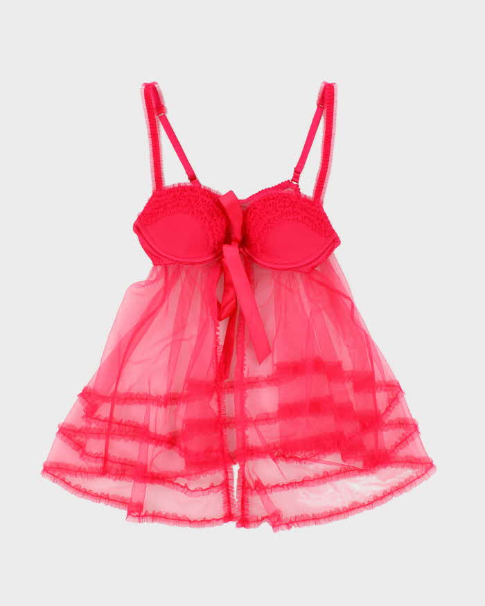 Vintage Y2k 00s Victoria's Secret Mesh Cami - XS