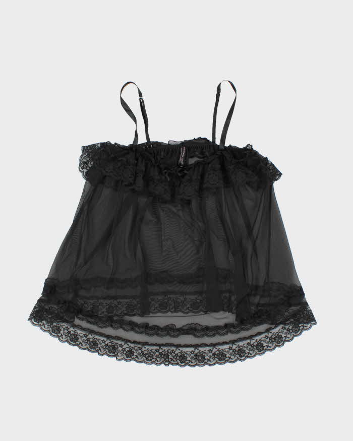 Vintage Y2k 00s Victoria's Secret Mesh Cami - M