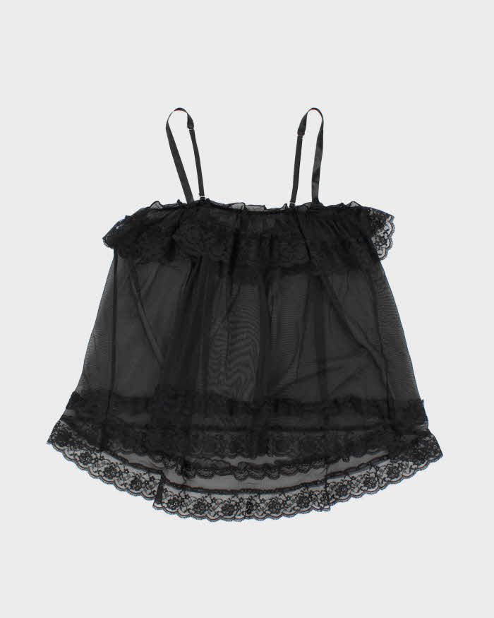 Vintage Y2k 00s Victoria's Secret Mesh Cami - M