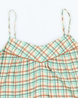 Vintage Penguin Silk Checked Cami - S
