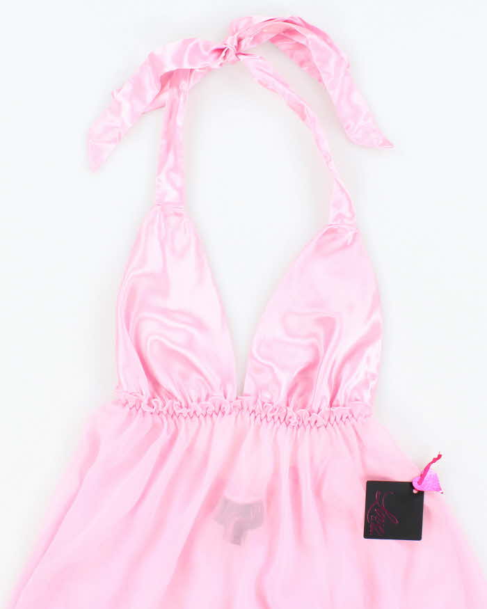 Deadstock Vintage Y2k 00s La Senza Halter Neck Top - XS