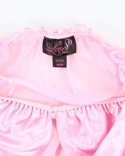 Deadstock Vintage Y2k 00s La Senza Halter Neck Top - XS