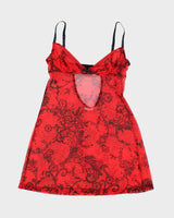 Vintage Y2k 00s La Senza Mesh Long Cami - S