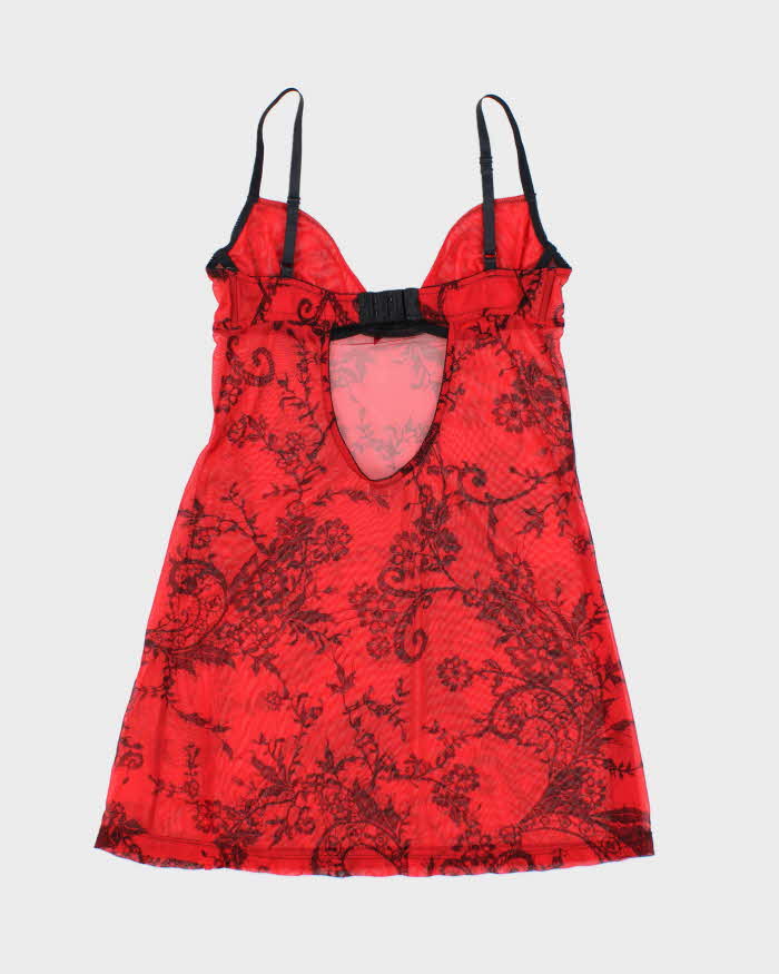 Vintage Y2k 00s La Senza Mesh Long Cami - S