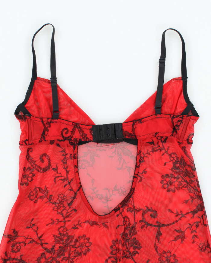 Vintage Y2k 00s La Senza Mesh Long Cami - S